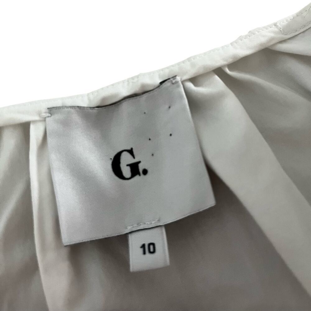 G. By Goop white dress Size 10 Minimalist - Picture 7 of 8